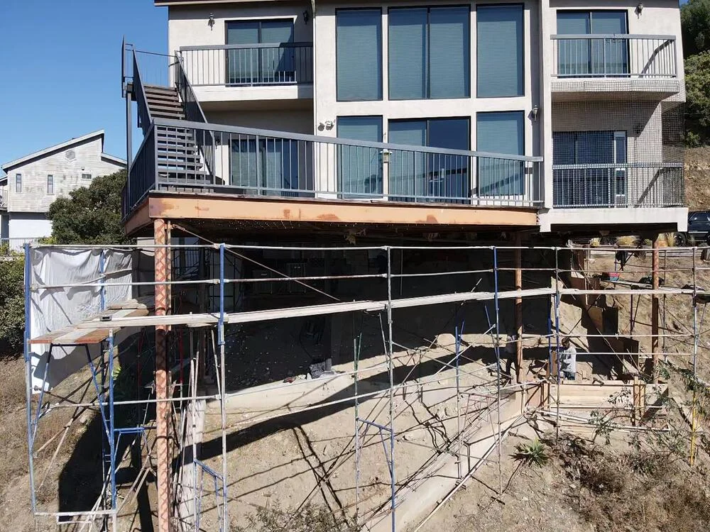 Elevated Pilings or Stillts Foundation