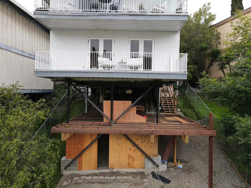 Elevated Pilings or Stillts Foundation