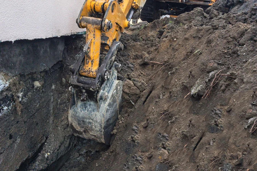 Helical Pier Installation
