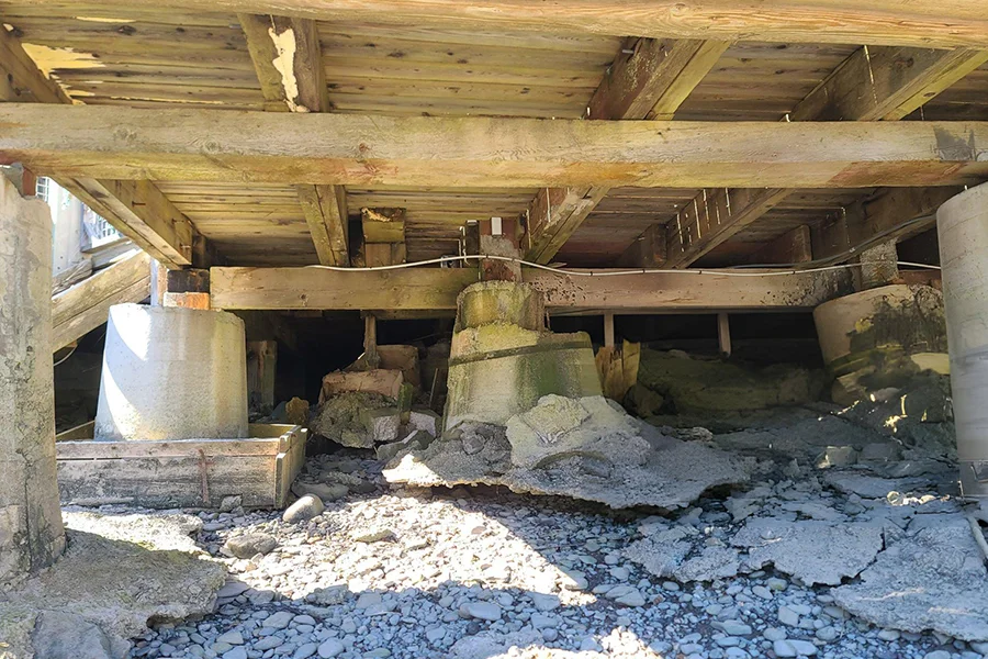 Pier and beam Block and Base Foundation Repair