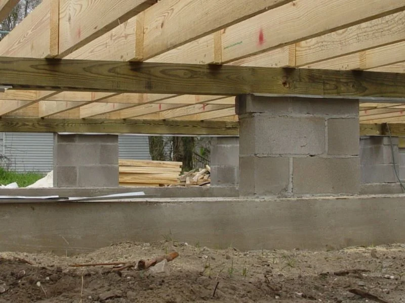 Pier and beam Block and Base Foundation Repair